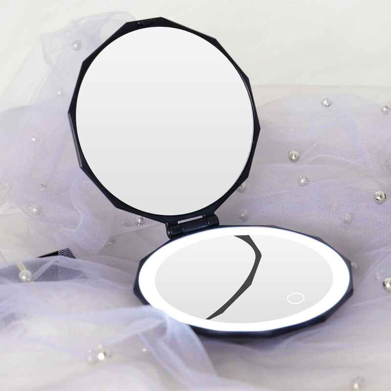 RM369 LED Lighted Travel Makeup Mirror