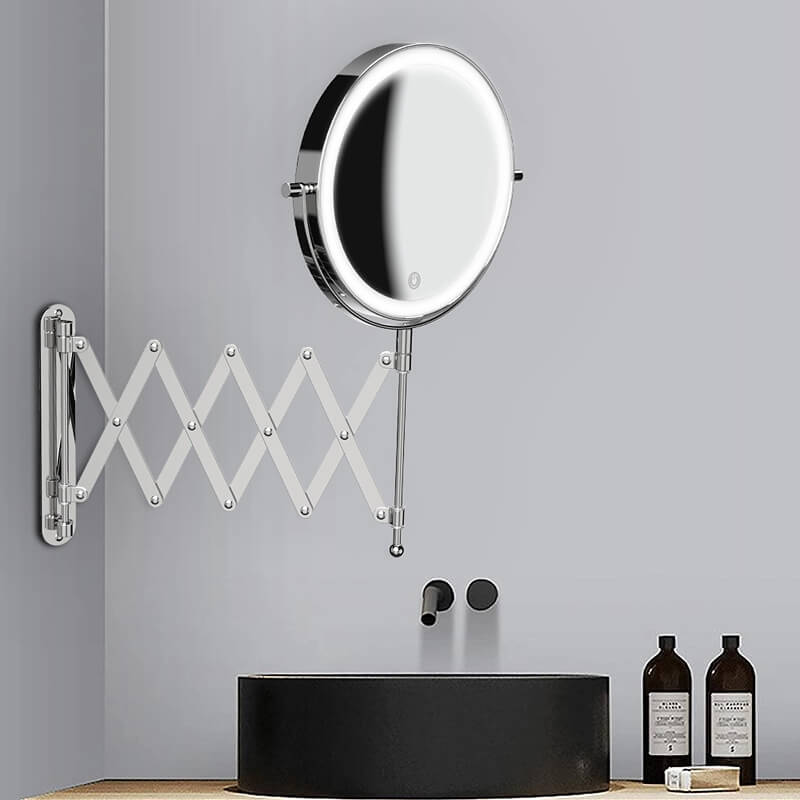 magnifying mirror wall mounted