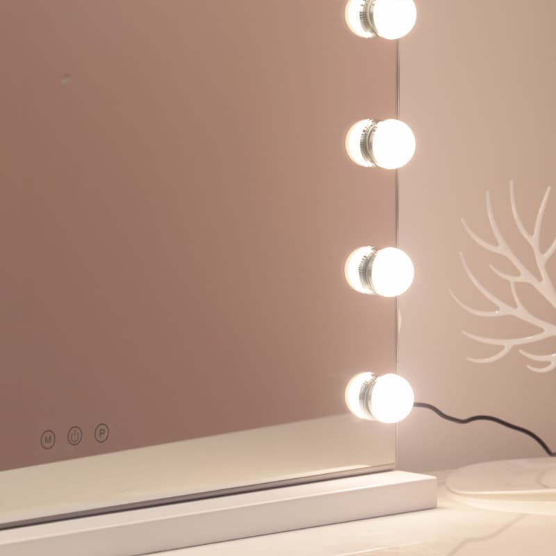 vanity mirror with lights for desk