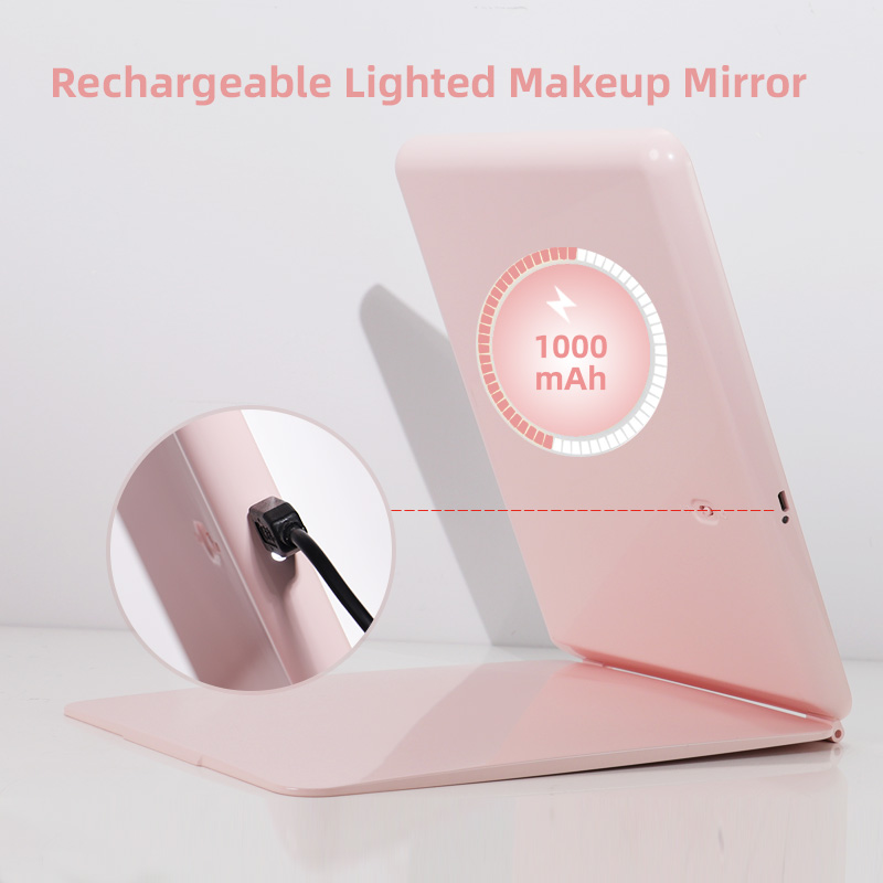 rechargeable makeup mirror