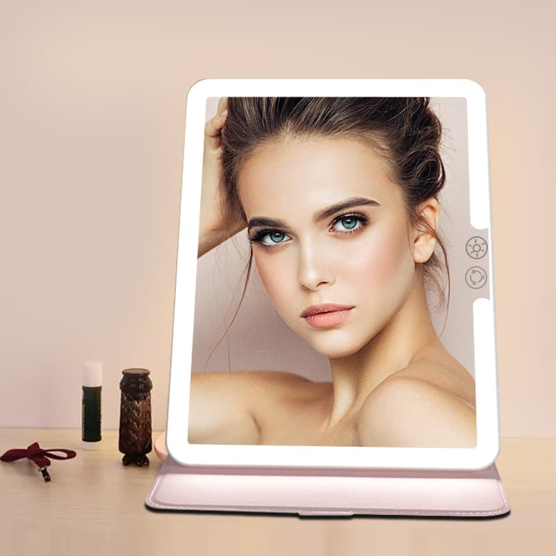 makeup mirror with cover