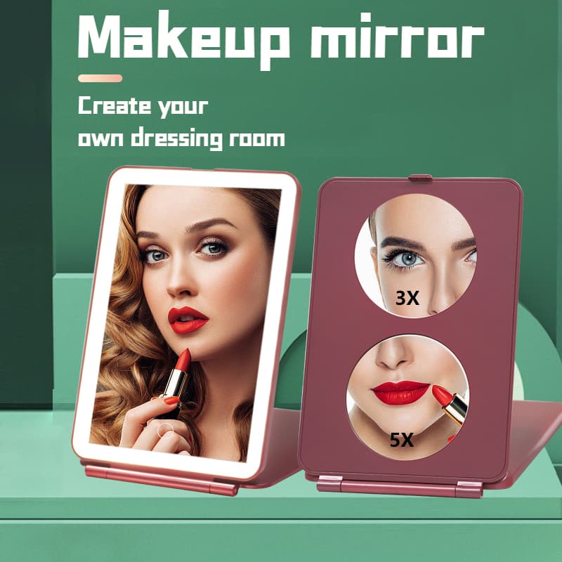 makeup mirror with lights travel