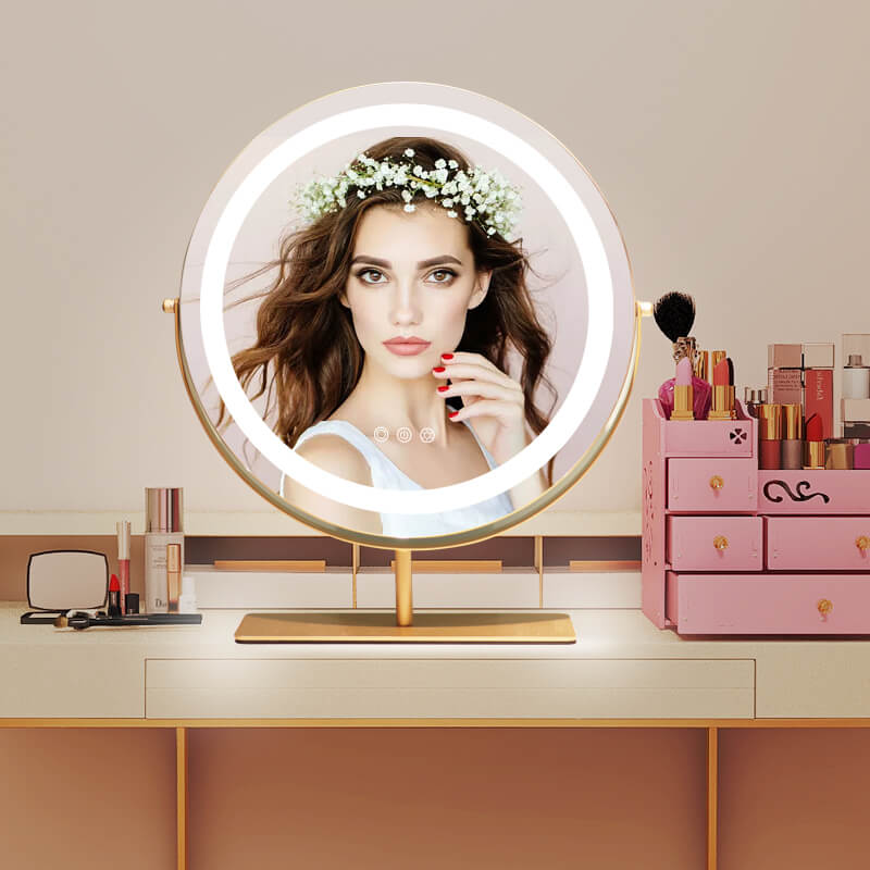 vanity mirror with lights desk supplier
