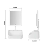 Makeup Mirror With Storage