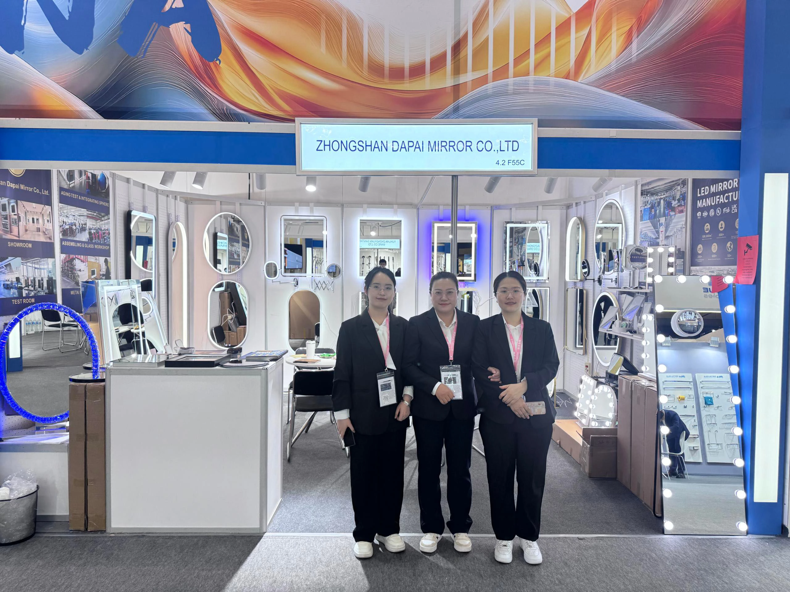 JYD Mirror Achieves Global Recognition at ISH 2025 with Premium Mirror Collections