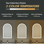 Arched LED Bathroom Mirror