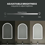 Arched LED Bathroom Mirror