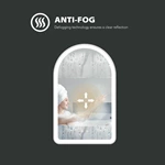 Arched LED Bathroom Mirror