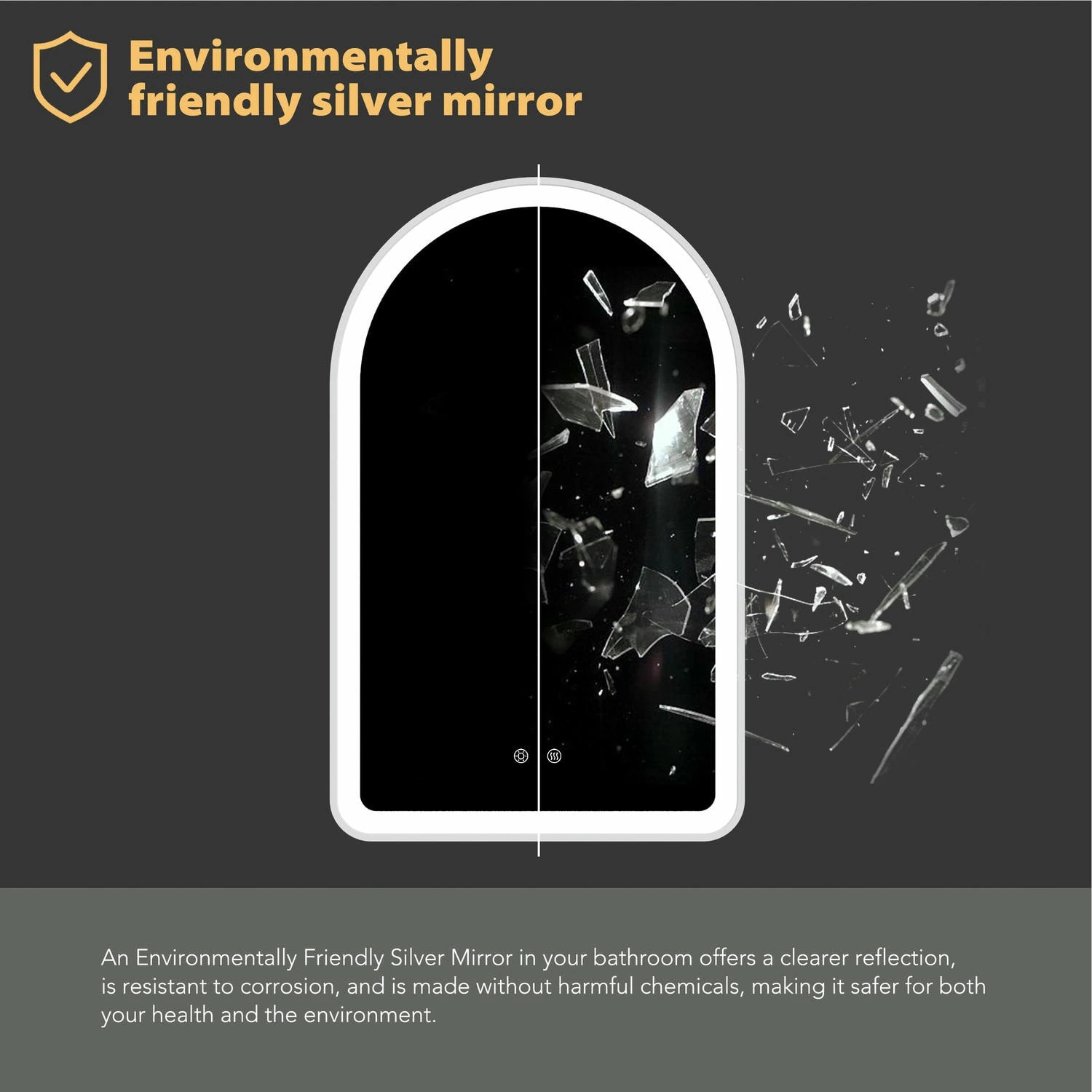 Wall Mounted Bathroom Mirror