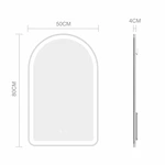 Arched LED Bathroom Mirror