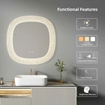 Irregular LED Bathroom Mirror