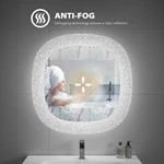 Irregular LED Bathroom Mirror
