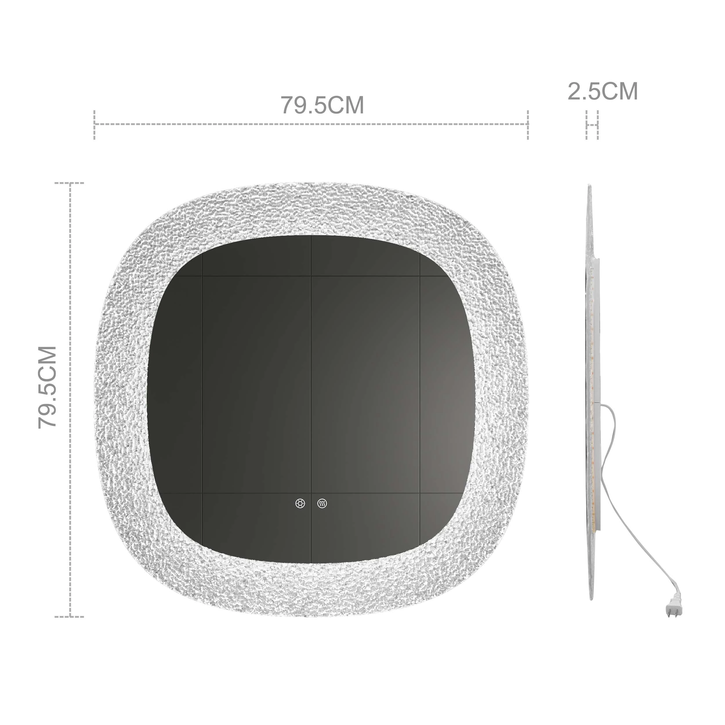 Irregular LED Bathroom Mirror