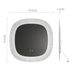 Irregular LED Bathroom Mirror