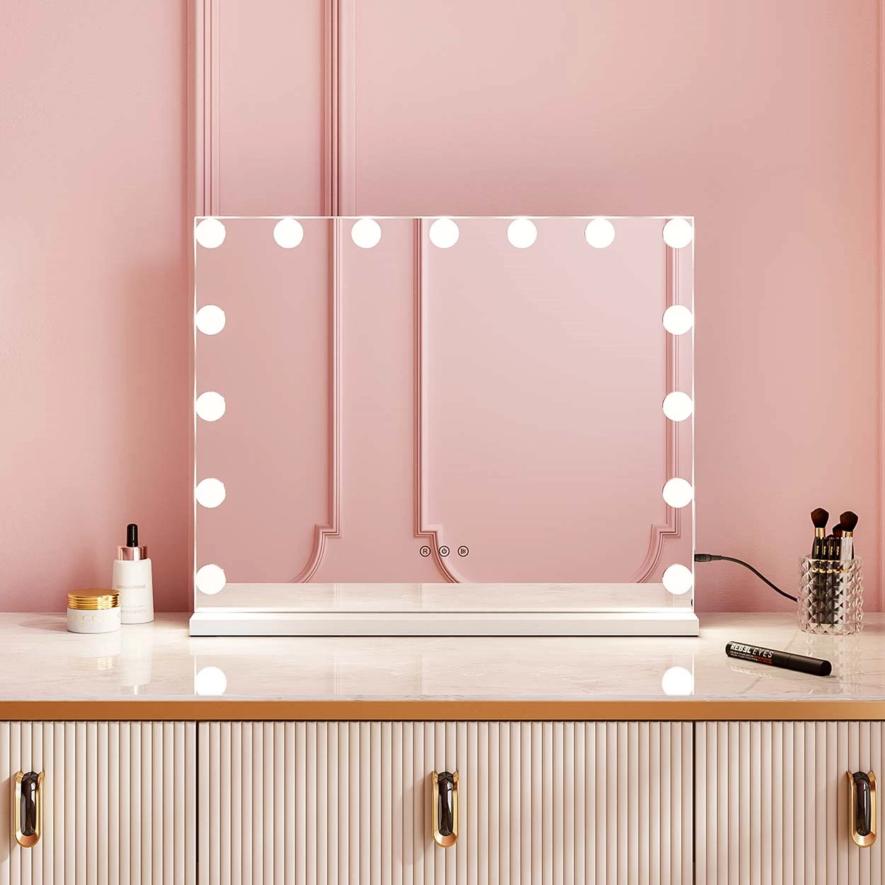 Large Hollywood Mirror