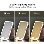 Portable LED Travel Makeup Mirror