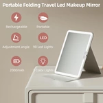 Portable LED Travel Makeup Mirror
