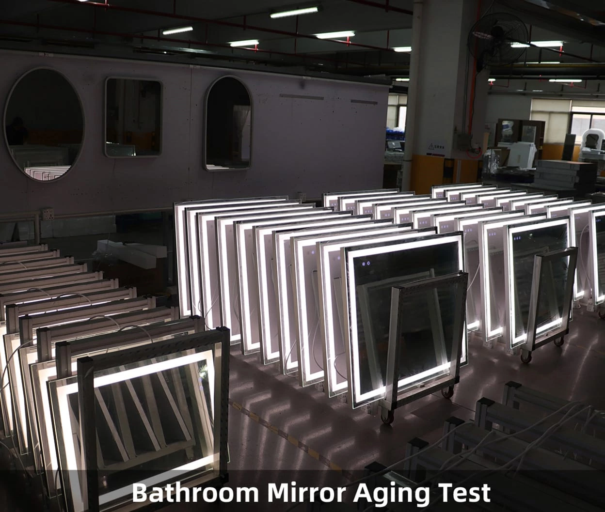 Bathroom Mirror Aging Test