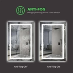 Frameless Backlit Led Bathroom Mirror