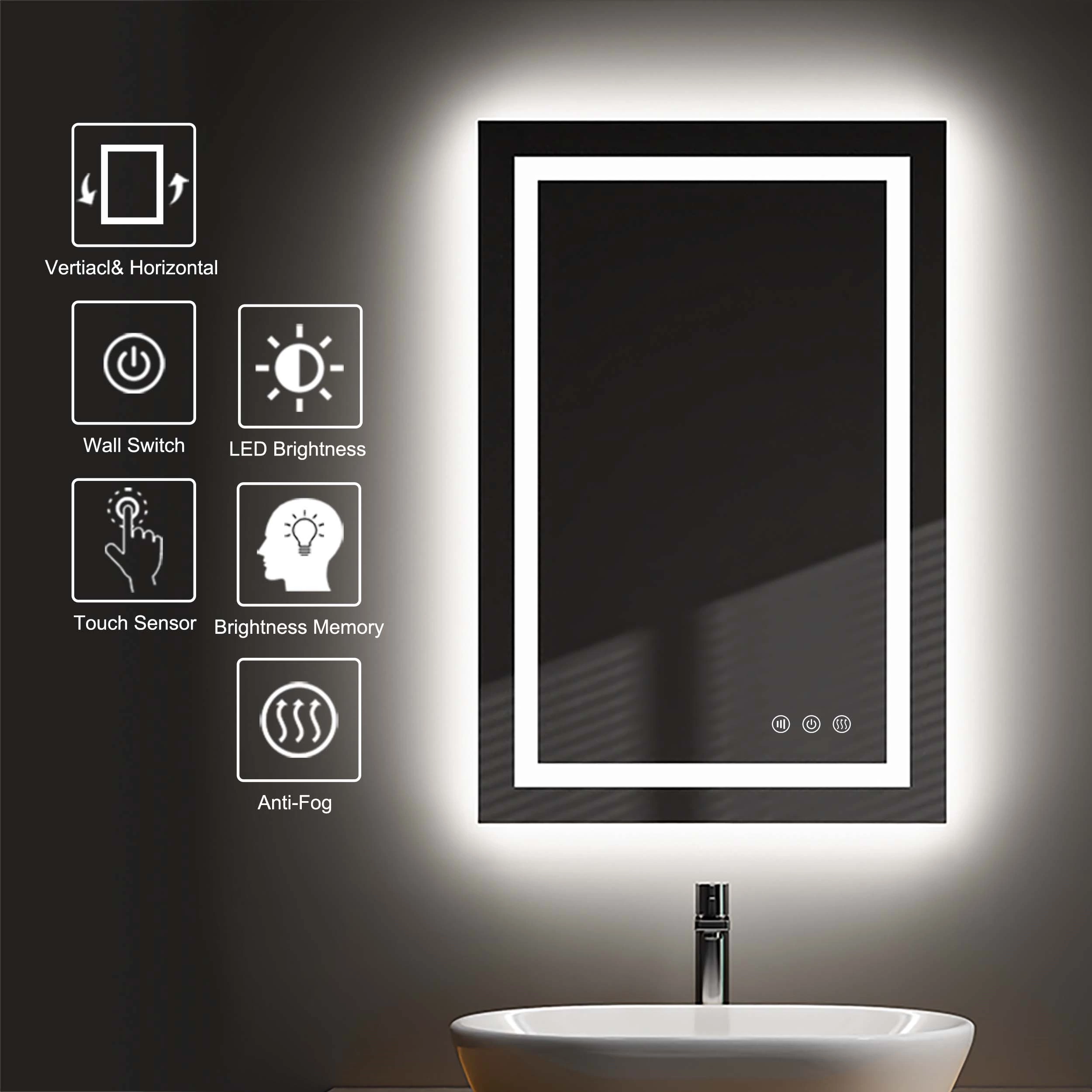 Anti Fog Bathroom Mirror