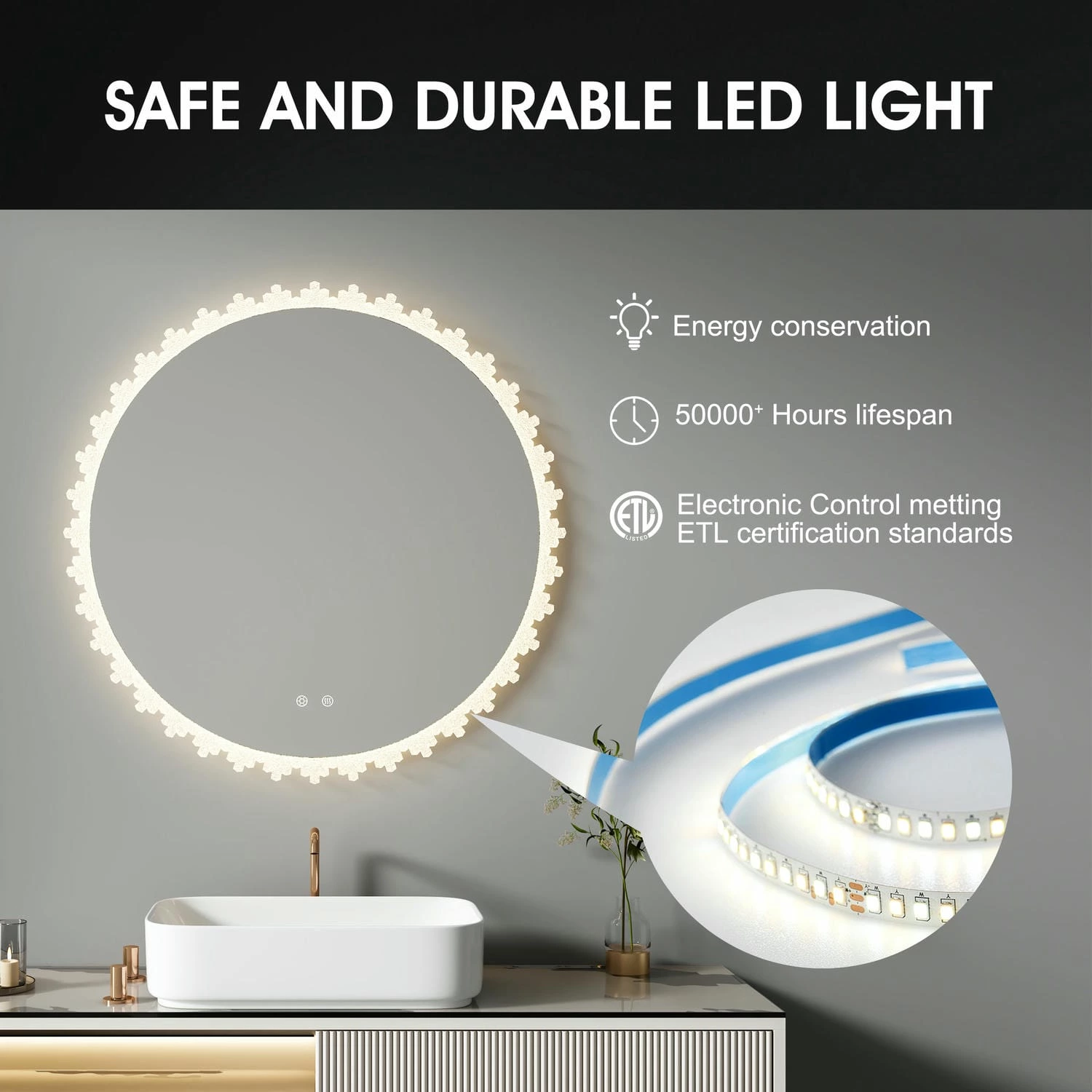 Round Bathroom Mirror