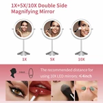 Double Sided LED Vanity Mirror