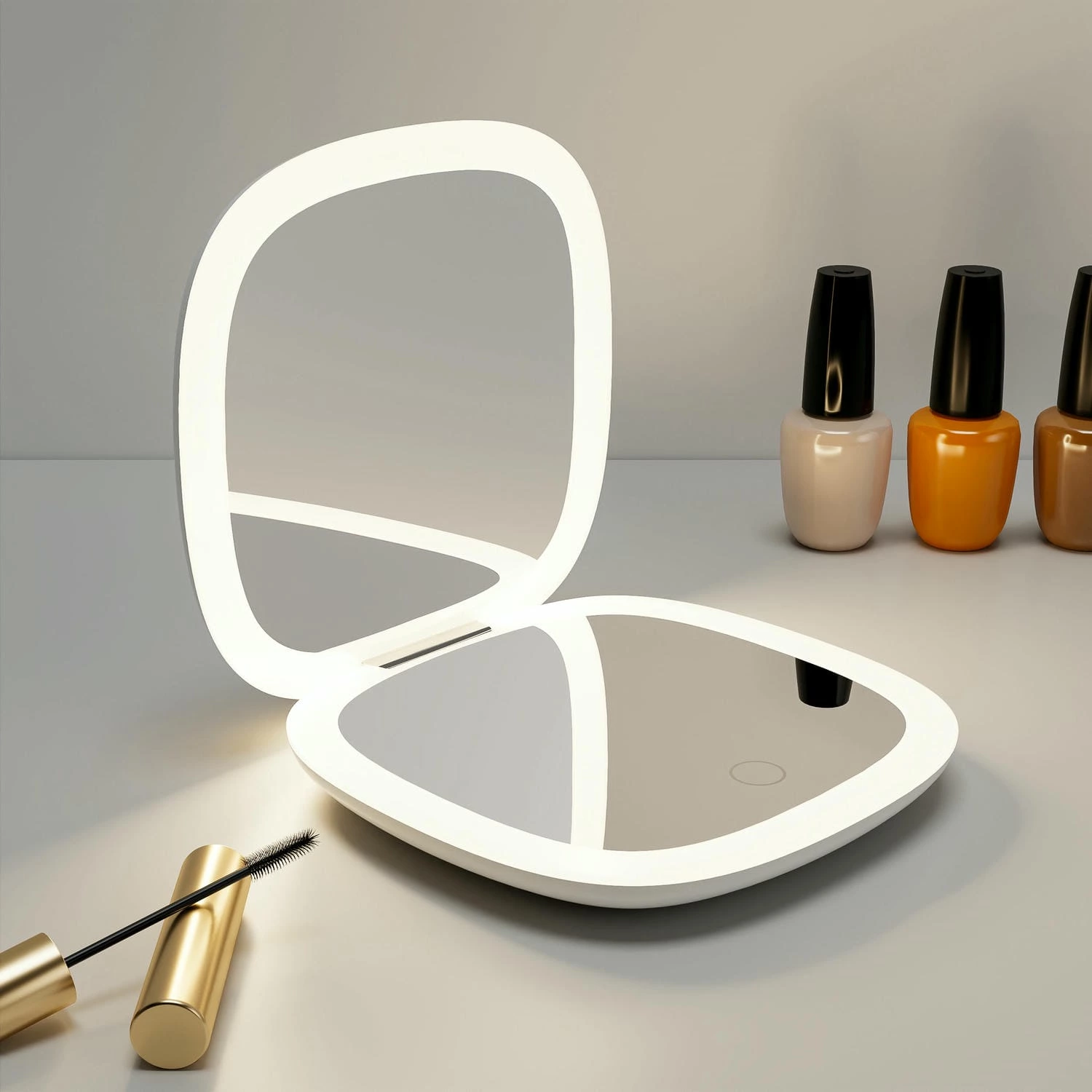 Rechargeable LED Compact Mirror