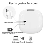 Rechargeable LED Compact Mirror