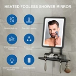 LED Heated Fogless Shaving Mirror