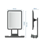 LED Heated Fogless Shaving Mirror