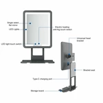 LED Heated Fogless Shaving Mirror