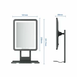 LED Heated Fogless Shaving Mirror