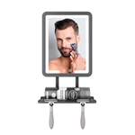 LED Heated Fogless Shaving Mirror