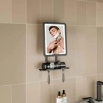 LED Heated Fogless Shaving Mirror