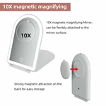 Led Arched Folding Travel Mirror