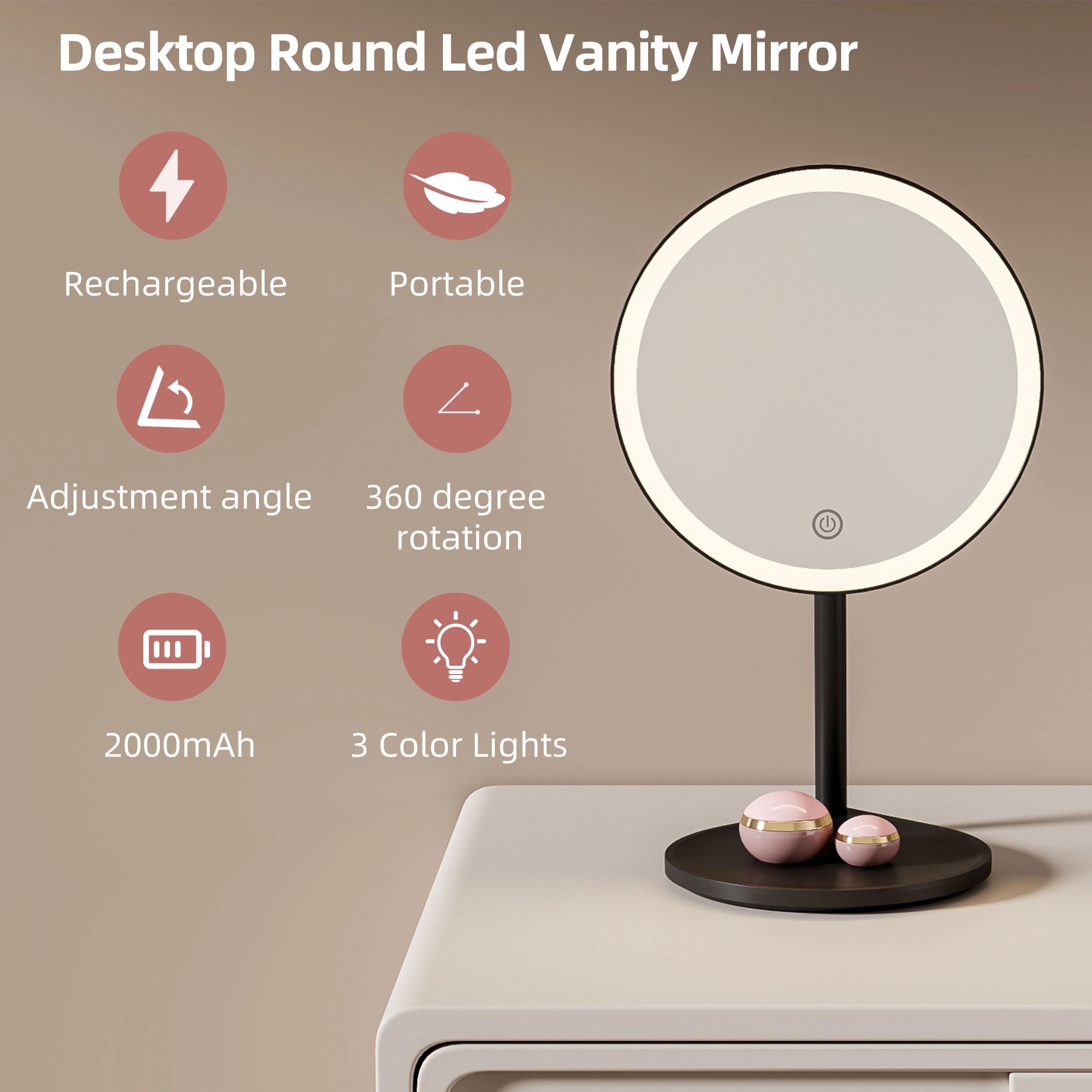 Tabletop Vanity Mirror